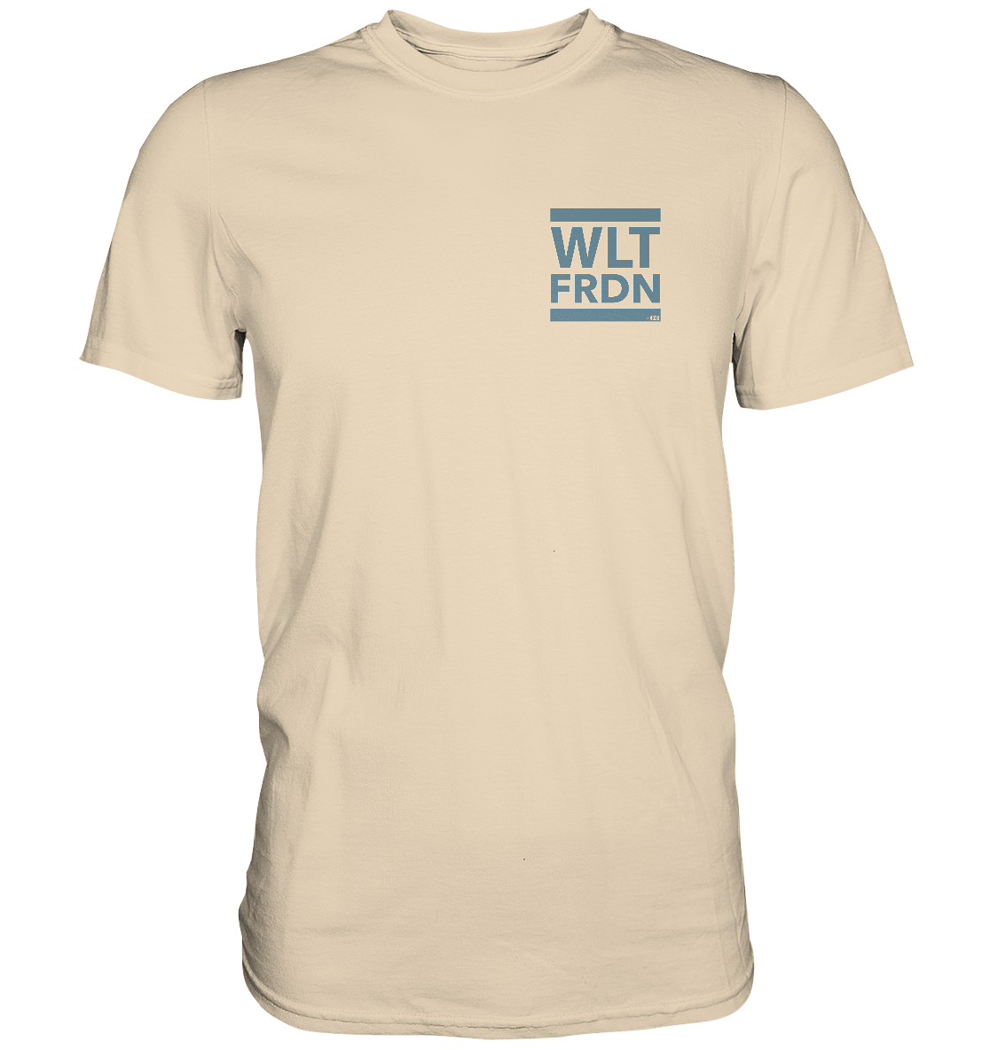 Weltfrieden T-Shirt - Premium - Brustdruck - Premium Shirt
