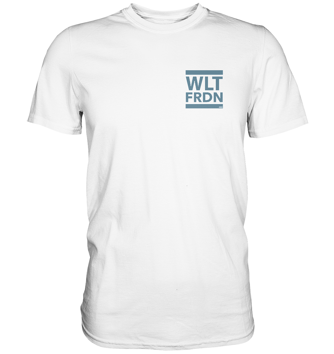 Weltfrieden T-Shirt - Premium - Brustdruck - Premium Shirt
