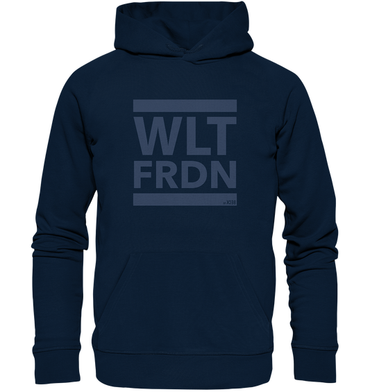 WLTFRDN navy blue - byBECK - Organic Hoodie